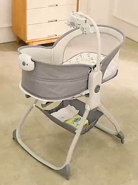 Mambo 6in1 Baby Rocker Bassinet Crib Portable Baby Bed Cradle Rock and ...