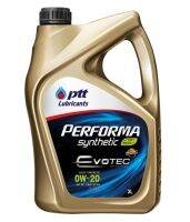 แถมกระเป๋า ☘️ PTT Performa Synthetic Evotech ( 0W-20 3+1 L  ยกลัง ) สังเคราะห์แท้ 100% น้ำมันเครื่อง สำหรับรถ Ecocar , Hybrid (E-HEV/Plug in) หรือรถเบนซินวิ่งไม่เกิน 100,000 กิโลเมตร เน้นประหยัดน้ำมัน น้ำมัน