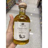 Aceite De Oliva Virgen Extra Trufa ( Campos De Sanaa Brand ) 250 Ml น้ำมันมะกอก ผสมกลิ่นเห็ดทรัฟเฟิลดำ ( ตรา แกมปอสเด ซานา )