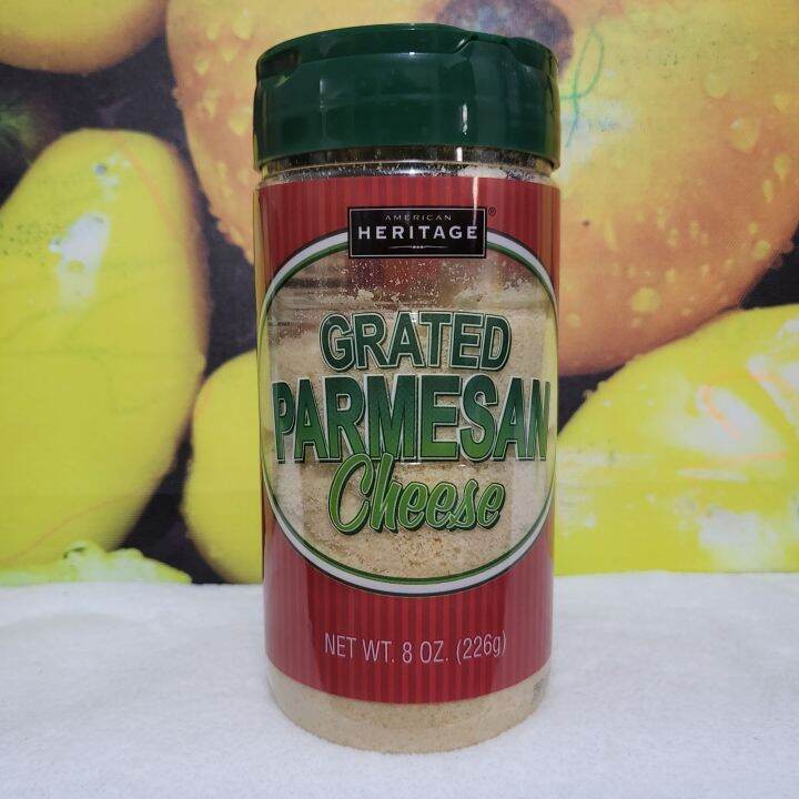 American Heritage Grated Parmesan Cheese 8oz/226grams Lazada PH