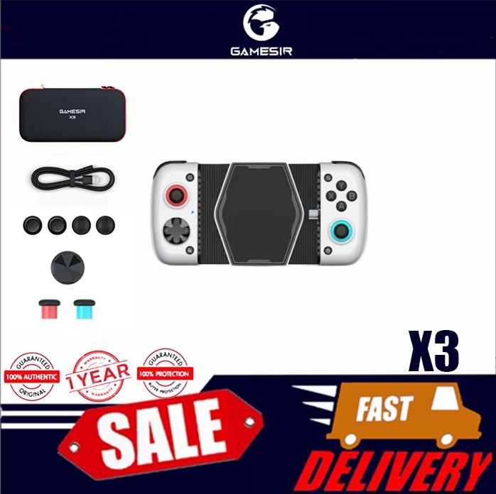 GameSir X3 Type C Gamepad Mobile Phone Controller with Cooling Fan for Cloud  Gaming Xbox Game Pass, STADIA, xCloud, GeForce Now