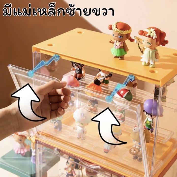 smilekid-กล่องอะคิลิค-กล่องฟิกเกอร์-กล่องเก็บโมเดล-mini-figure-display-ตู้โชว์โมเดล