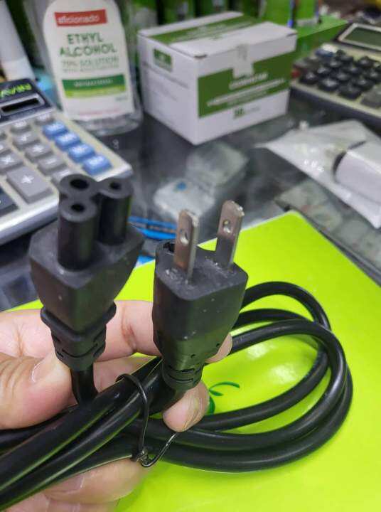 Loptop PC Power. Supply cable AC power Adoptor Charger. 1.2m. 3 pin x 3