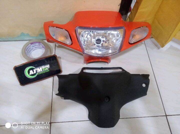 Batok Yamaha Fiz R Fullset Warna Oren Cover Batok Fiz R F Z R Vega Lama