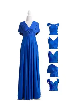 Royal blue infinity top dress