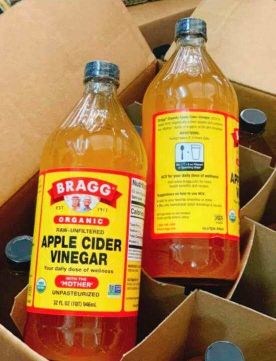 ฟรีเกลือหิมาลัย ขวดใหญ่👍แท้100 แบบตะกอน👍 Bragg Apple Cider Vinegar 946 Ml หมดอายุ ปี25 Lazada