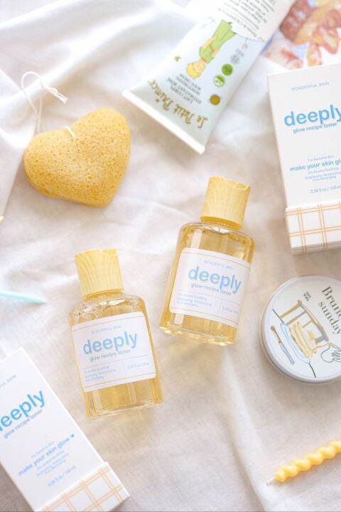 โทนเนอร์น้ำตบ-deeply-glow-recipe-toner-ช่วยให้รูขุมขนกระชับ-ลดสิวผด-ปรับสมดุลผิว