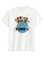 เสื้อยืดพิมพ์ลาย globe peanuts