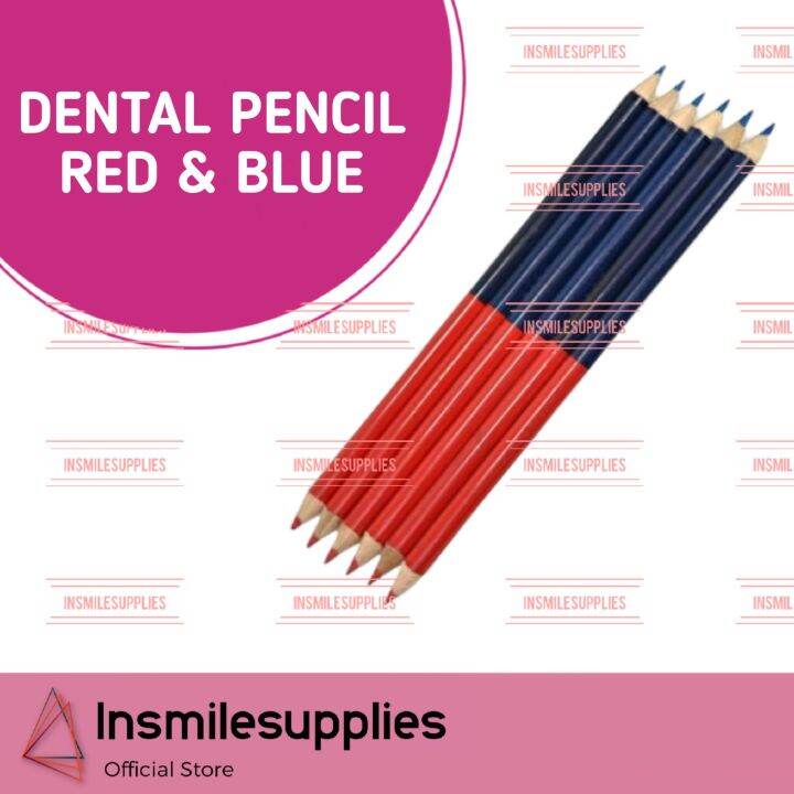 DENTAL RED & BLUE PENCIL Lazada PH