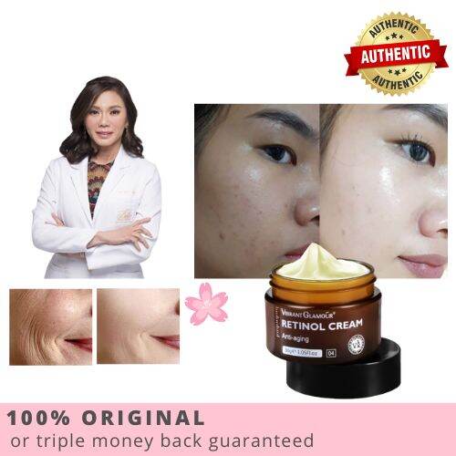 VlBRANT GLAMOUR OFFICIAL RETINOL CREAM with collagen whitening for face