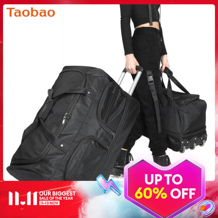 60 in Folding Leather Garment Bag