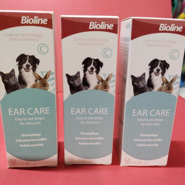 Bioline Ear Care for Dogs, Cats and Rabbits 50ml Lazada PH
