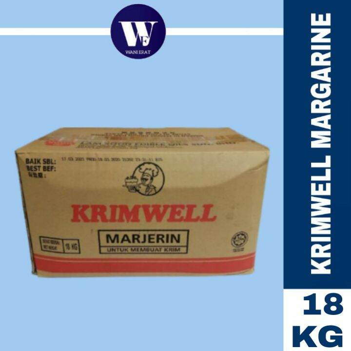 [18KG] KRIMWELL MARGARINE FOR BUTTERCREAM CREAMWELL Lazada