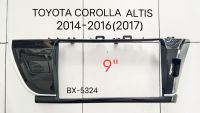 หน้ากากวิทยุ TOYOTA COROLLA ALTIS ปี 2014-2016(2017) สำหรับเปลี่ยนจอ Android9"