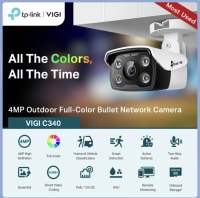 TP-Link VIGI C340 VIGI 4MP Outdoor Full-Color Bullet Network Camera