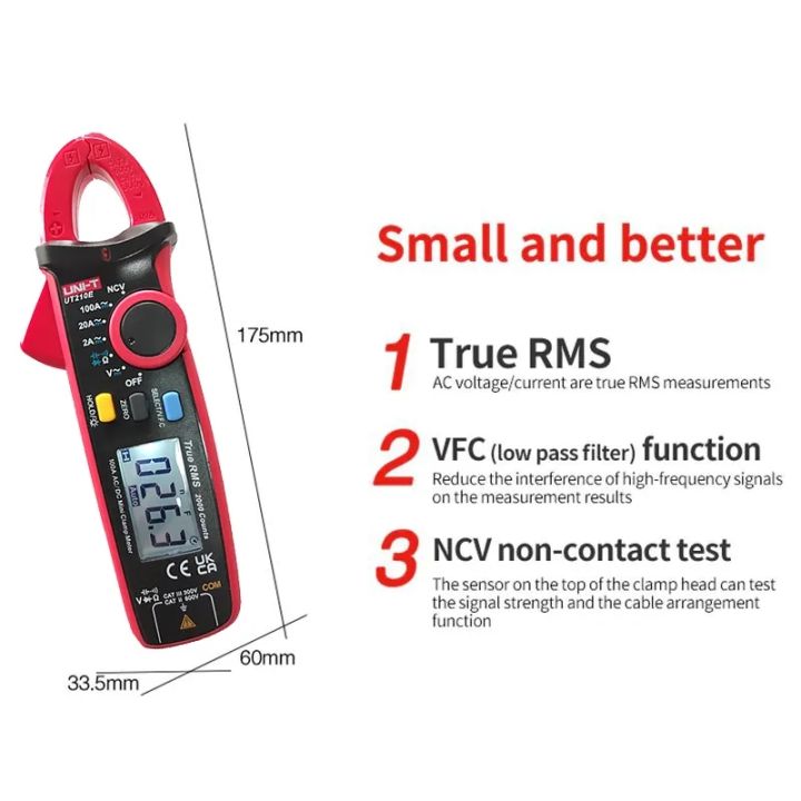 ut-210e-uni-t-แคมป์มิเตอร์-มัลติมิเตอร์ดิจิตอล-mini-clamp-meter-uni-t-ut210e