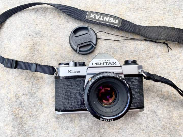 กล้องฟิล์ม-pentax-k1000-พร้อมเลนส์