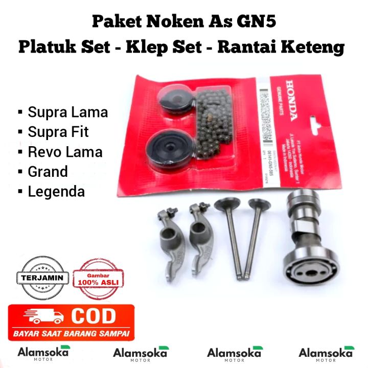 Paket Noken As Set Supra Lama Grand Platuk Pelatuk Klep Set Rantai Kamprat Keteng Noken As Set