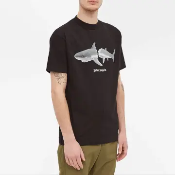 PALM ANGELS Kill The Shark Tee Black