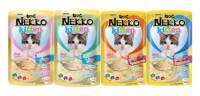 NEKKO Kitten มูส ครีมมี่ เกรวี่ อาหารเปียกแมวเน็กโกะคิทเท่น 70g. สำหรับ​ลูกแมวอายุ​ 1เดือนขึ้นไป​ ทุกรสชาติ 12​ ซอง​