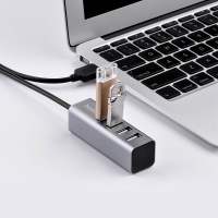 (HB1) Hoco 4-Port USB HUB เพิ่มช่องเสียบ USB ขนาดกะทัดรัดน้ำหนักเบาและง่ายต่อการพกพา