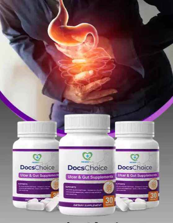 DOCS CHOICE ULCER AND GUT (30 capsules) Supplement for ulcers and