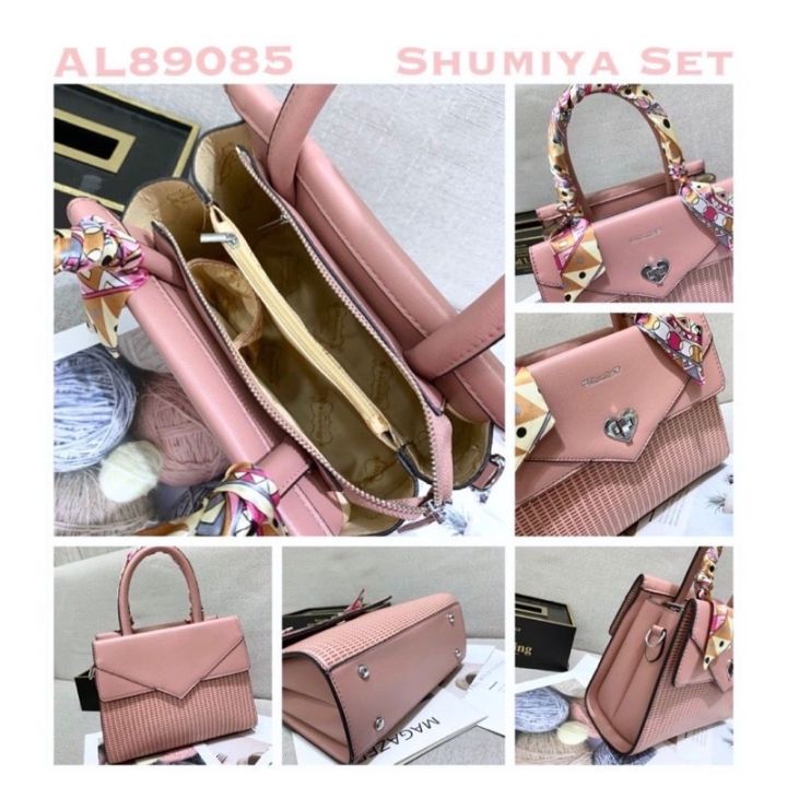 กระเป๋าถือเชต-2-ใบ-shumiya-ชูมีย่า-แบรนด์แท้