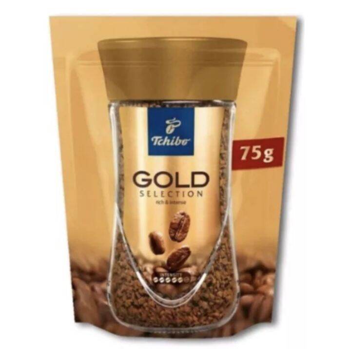 Tchibo gold selection แบบซอง รีฟิว ทชิโบ โกลด์ ซีเล็คชั่น 75 กรัม ...