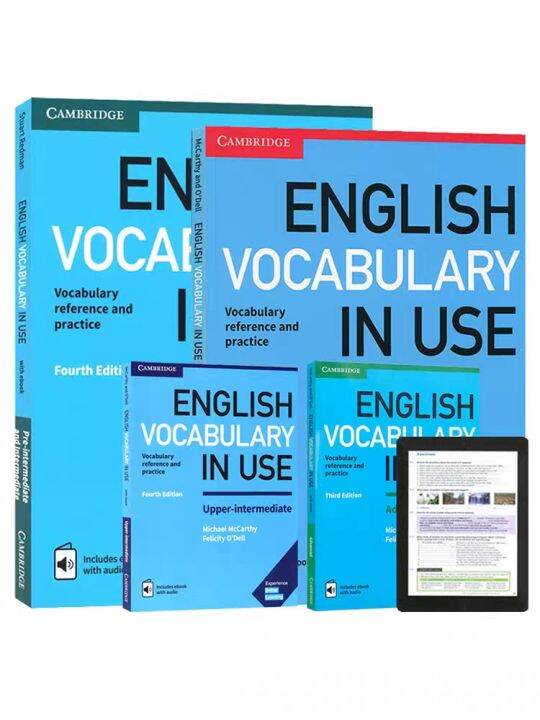 UK Cambridge English Vocabulary In Use 4 Books Set Vocabulary Bible ...