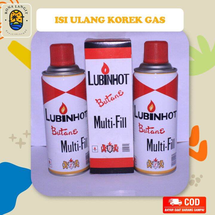 Lubinhot Robinson Isi Ulang Korek Api Gas/Refill Korek Gas/ Gas Butane ...