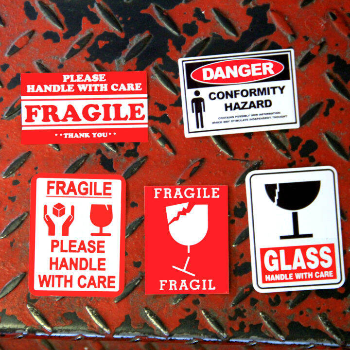 Fragile Luggage Luggage Trolley Case Stickers Waterproof Stickers ...