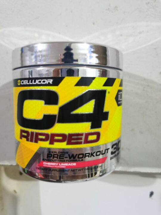 Cellucor C4 ripped preworkout gym muscle fitness supplement fat burner