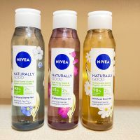 Nivea Naturally Good Rose Water Scent &amp; Organic Oil 300ml อาบน้ำนีเวีย