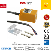 Omron Proximity TL-N10ME1 เอาท์พุต DC 3สาย, NPN NO แหล่งจ่ายไฟ 10-30VDC สายยาว 2ม. อุปกรณ์ตรวจจับวัตถุออมรอน