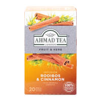 ชาเพื่อสุขภาพ รอยบอส และอบเชย AHMAD TEA Rooibos &amp; Cinnamon (20 Teabags) Halal Certified