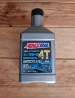 (ส่งภาย 24 ชม.)Amsoil 10W-40 4T performance 100% synthetic motorcycle oil/น้ำมันเครื่อง