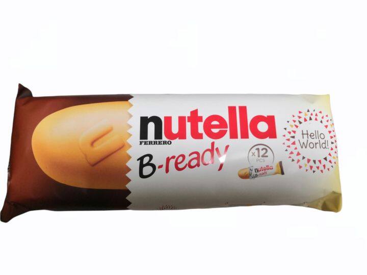 Nutella​ B-ready​ 1แพ็ค​ มี​ 12​ ชิ้น​  หมดอายุ​ 08.04.2022