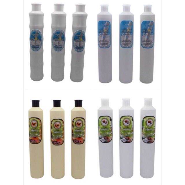 Lightness rebond hair rebonding cream 3in1 milk papaya coconut 1000mlX3