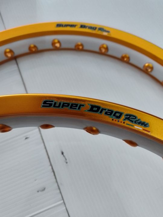 วงล้อ-super-drag-rim-รุ่น-street-1-40-17-เจาะตา-ขอบเรียบ-2วง-สีทองเข้ม-เงิน-รหัส-sd1417gg2