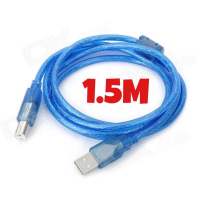 สาย 1.8M Type A Male to B Male USB 2.0 Printer Scanner cable Blue Cable