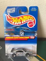 รถเหล็ก รถฮอทวีล เฟอร์รารี่ Hot Wheels Mattel Wheels 1998 Collector # 1115 Silver Ferrari F355 Challenge