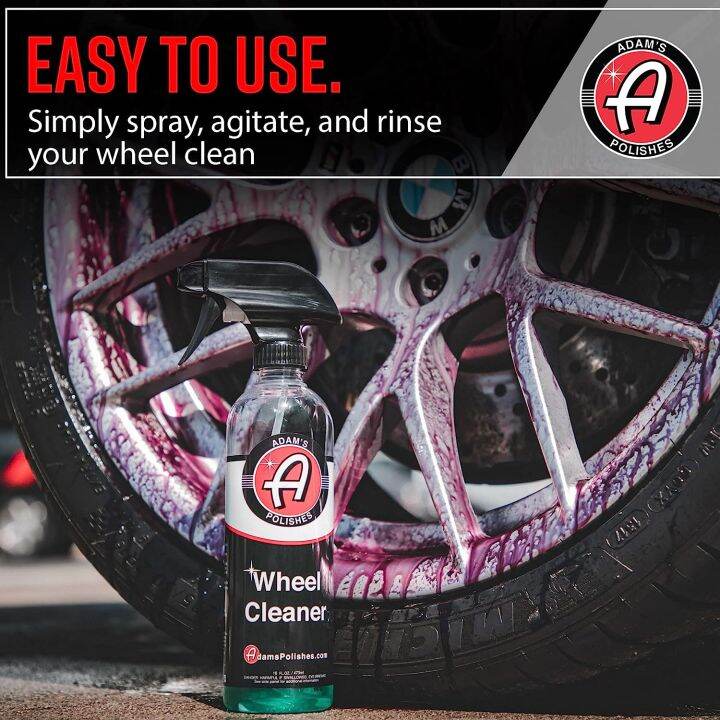 Adam's Wheel Cleaner (Repack 500ml/Original 473ml) Tough Wheel