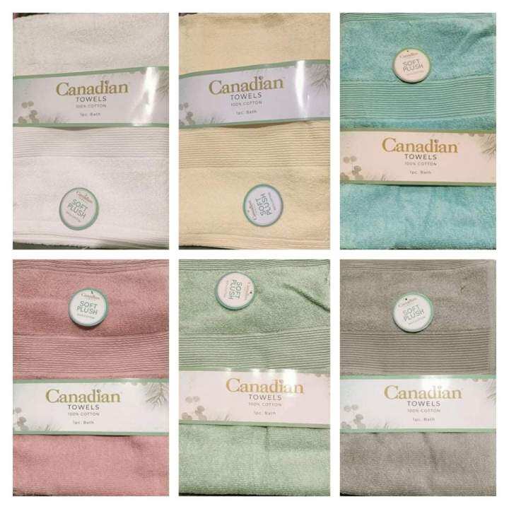 CANADIAN BATH TOWEL 100 COTTON Lazada PH