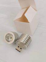 USB LED Lamp Head Spotlight Mobile Power Flashlight White Light Allminum Alloy 1-3W USB Connector