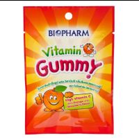 Biopharm Gummy Vitamin C 60 G ไบโอฟาร์ม กัมมี่ ผสม วิตามินซี ขนาด 60 กรัม จำนวน 1 ซอง