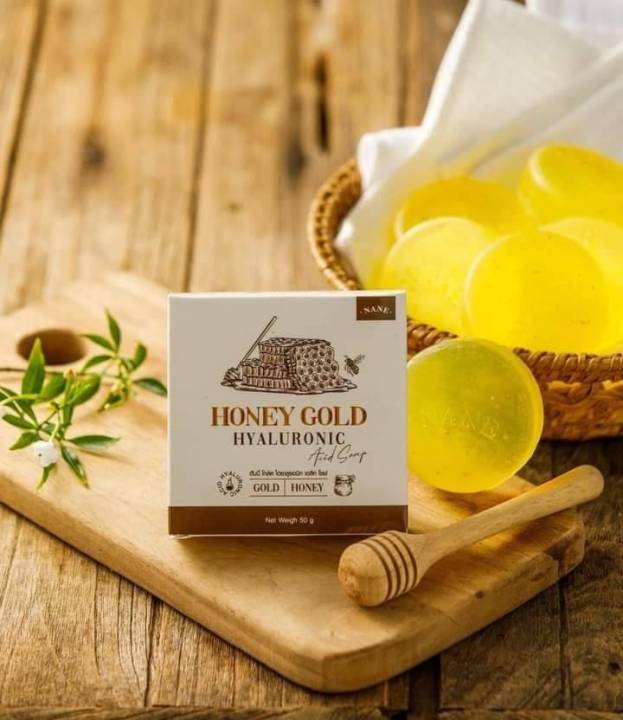 สบู่น้ำผึ้งทองคำ-honey-gold-hyaluronic-acid-soap-nane