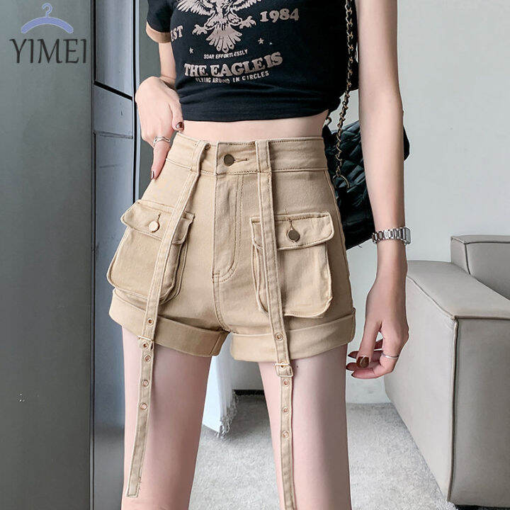 YIMEI Fashionable Aline workwear shorts for the summer of 2023, new
