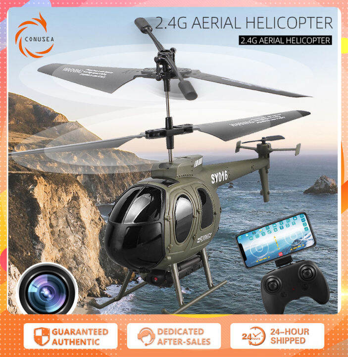 CONUSEA 6CH remote control helicopters with HD camera remote control