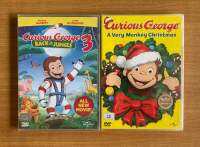 (ขายรวม) DVD : Curious George 3 Back to the Jungle / A Very Monkey Christmas จ๋อจอร์จจุ้นระเบิด [มือ 1] Cartoon ดีวีดี หนัง แผ่นแท้ ตรงปก