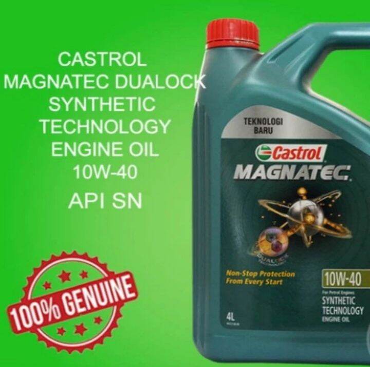 Castrol Magnatec 10W-40 4Liter | Lazada Indonesia